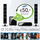 &euro; 50 cash back of gratis 10 Blu-ray films